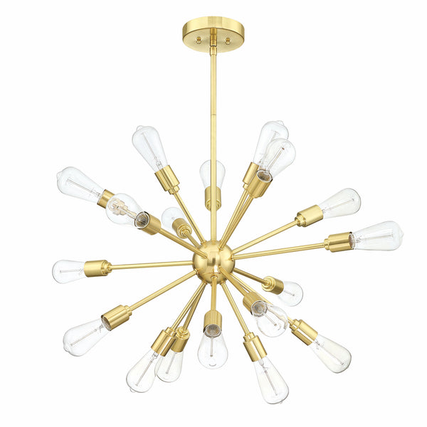 18-Light Sputnik Chandelier Mid Century for for Living Room, Bedroom, Dining Room