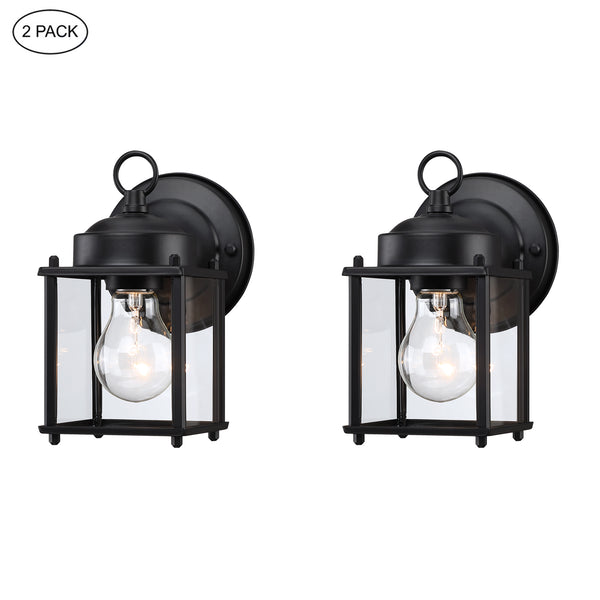8.06"H Outdoor Wall Light Fixtures 2-Pack