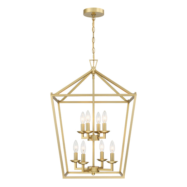 19" 8-Light Geometric Pendant Lighting for Kitchen Island