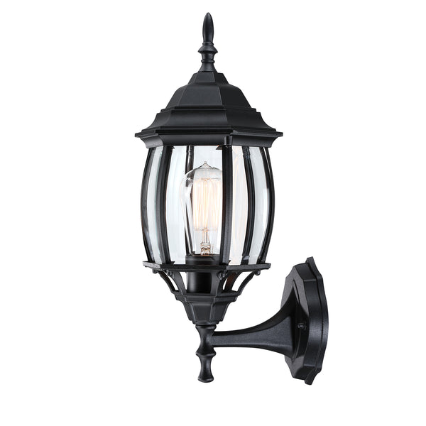 17" Outdoor Porch Light Clear Glass Shade