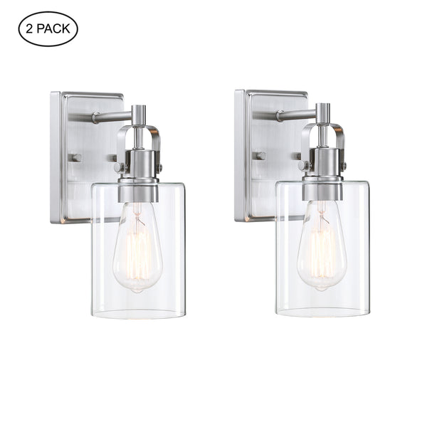 4.7" 1-Light Bathroom Light Fixture Vanity Lighting over Mirrors 2-Pack