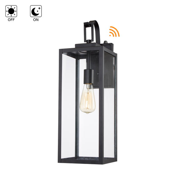 22.5'' H Matte Black Outdoor Wall Sconce