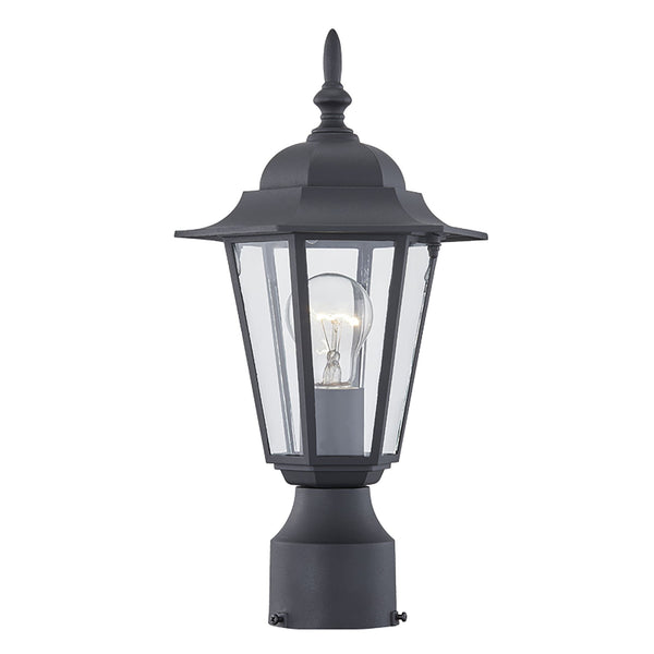 Matte Black Post Light Kits for Hallway